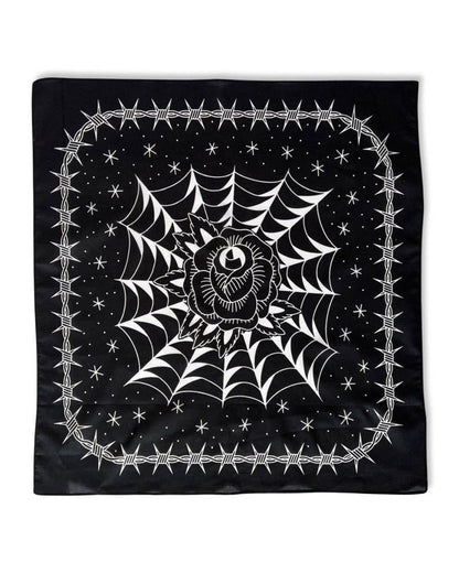 Black Rose Tattoo Bandana