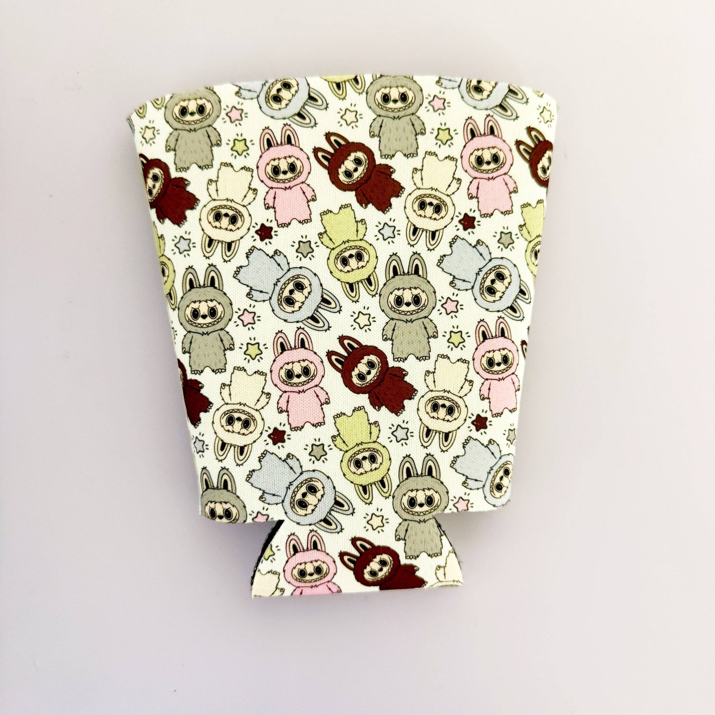 Iced Coffee Sleeve, Monster Pattern