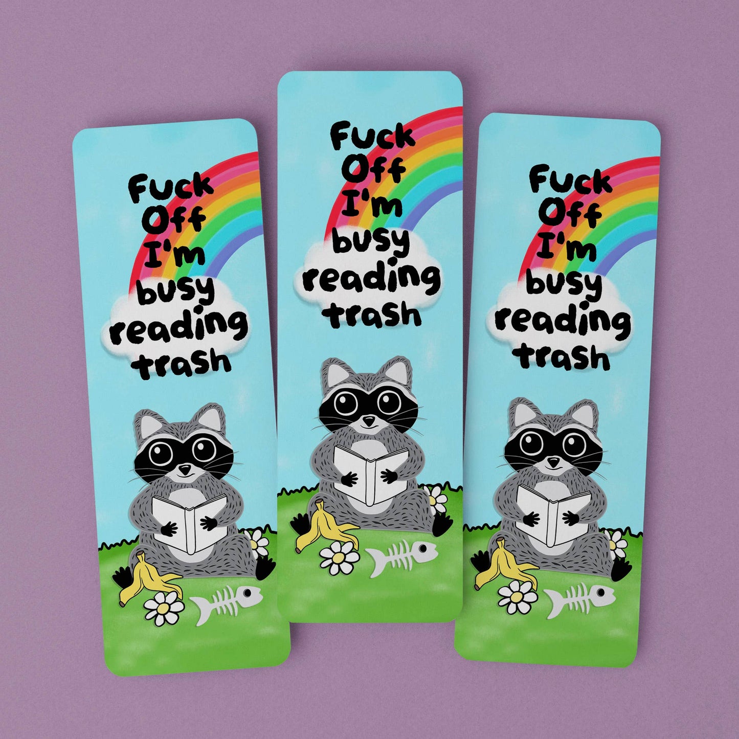 Bookmark Busy Reading Trash