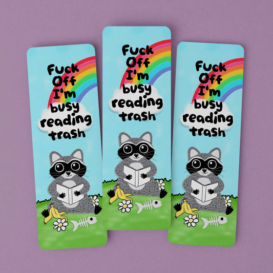 Bookmark Busy Reading Trash